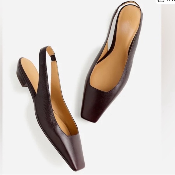 Madewell Shoes - Madewell Dark Brown Slingback Flats